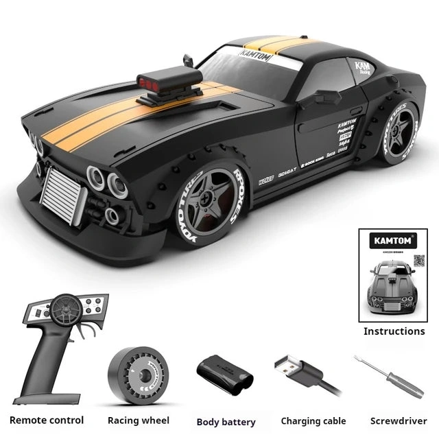 KAMTOM KM3299: 1/32 Drift RC Car - 30km/h, Lights & Gyro!